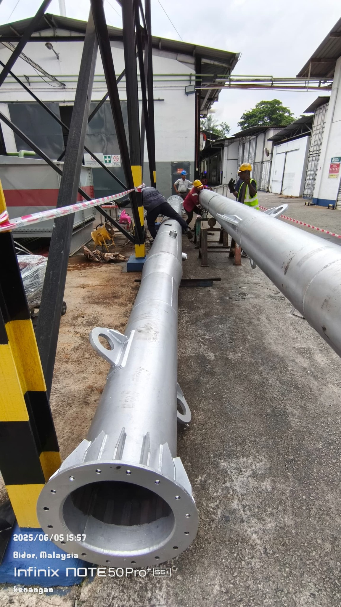 Industrial chimney structural fabrication Malaysia