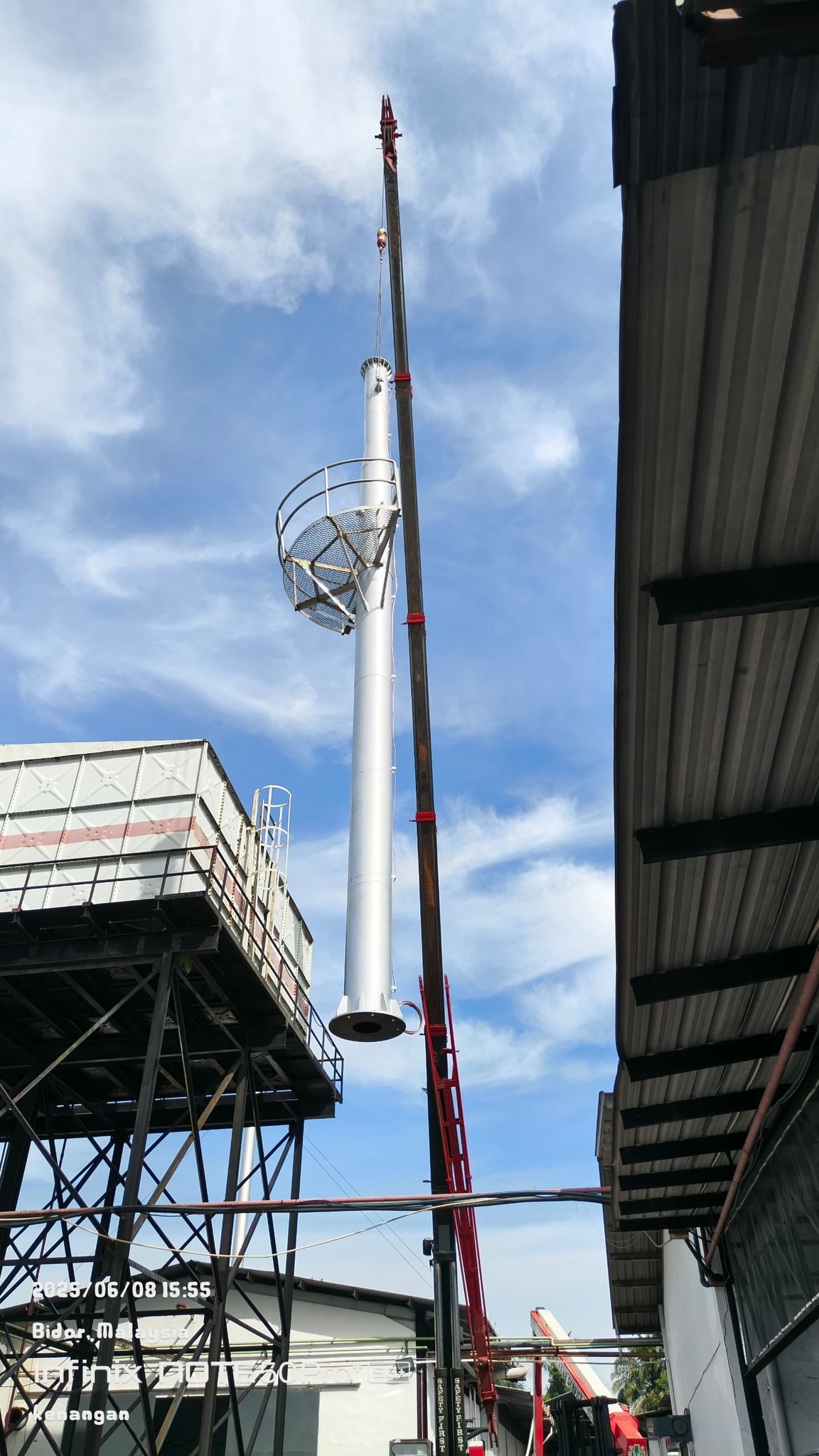 PK Comrades chimney fabrication project 4