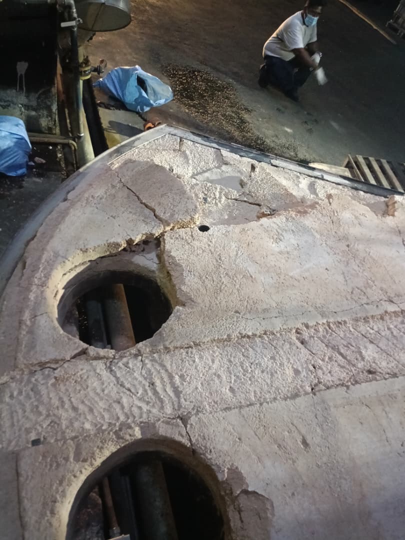 Premium castable refractory installation industrial boiler Malaysia