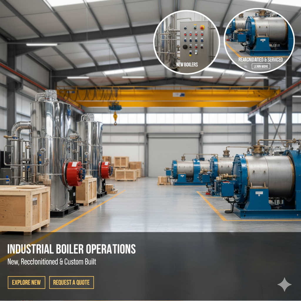 PK Comrades industrial boiler showroom and turnkey delivery Malaysia